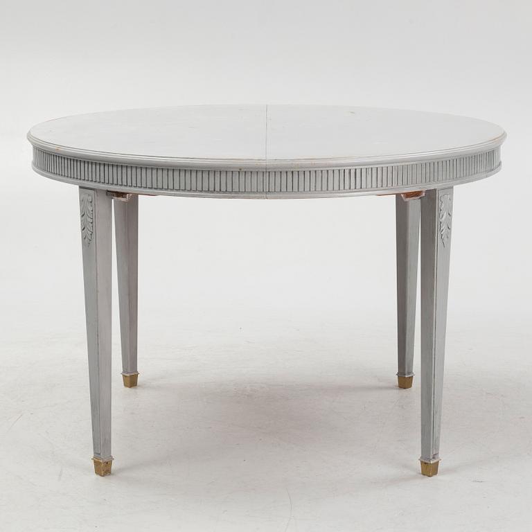 Matbord, gustaviansk stil, omkring 1900.