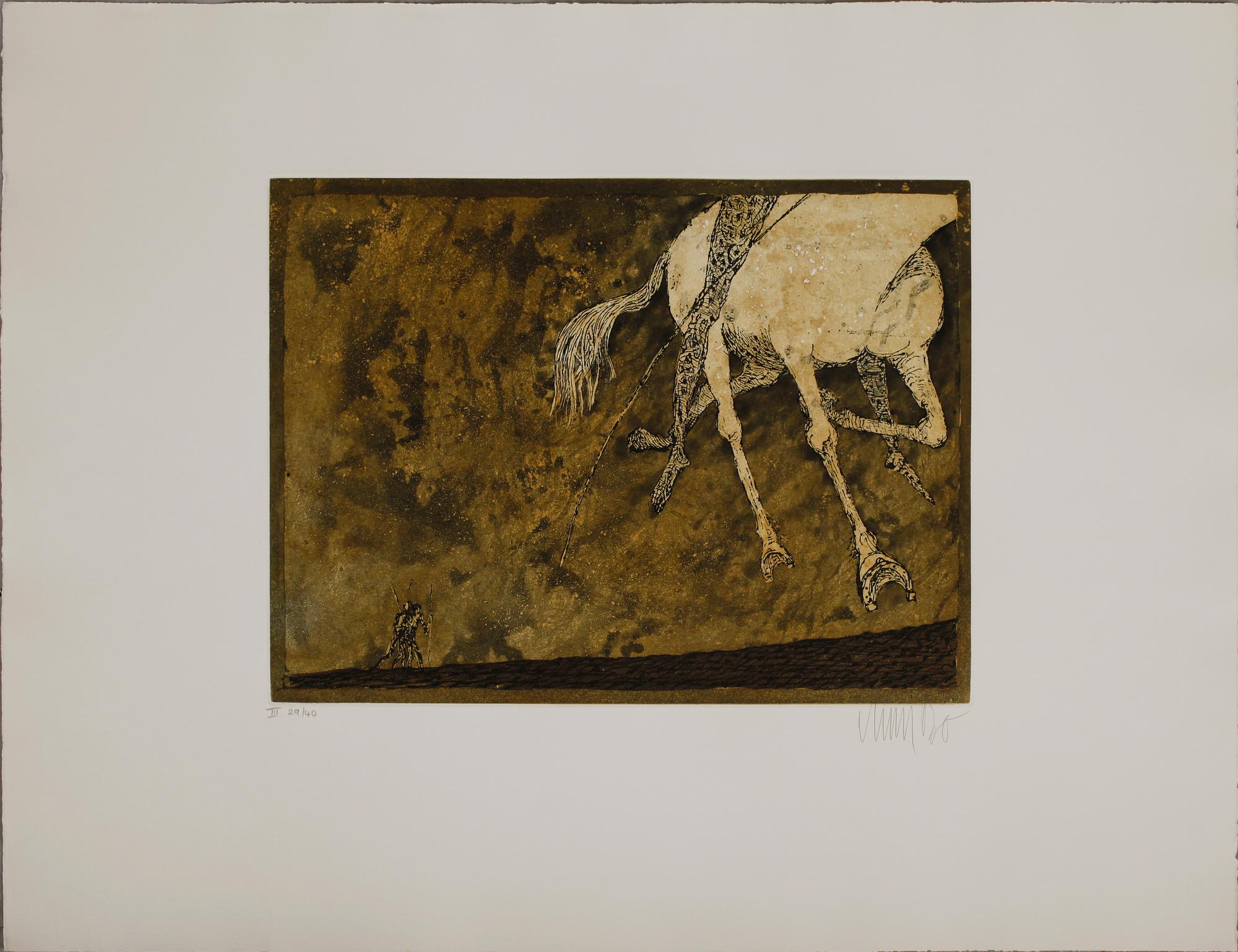 LARS BO, 5 st, färgetsningar, sign och numr 29/40.