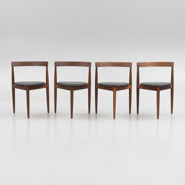 Hans Olsen, stolar, 4 st, "Roundette", Frem Røjle, Danmark, 1950/1960-tal.