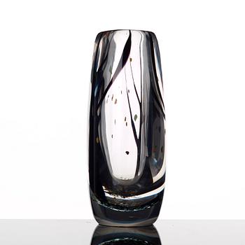 Vicke Lindstrand, an "Autumn" glass vase, Kosta, Sweden 1950's.