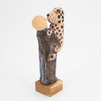 Lisa Larson, a 'Vänner' stoneware sculpture, signed and numbered 108/600.