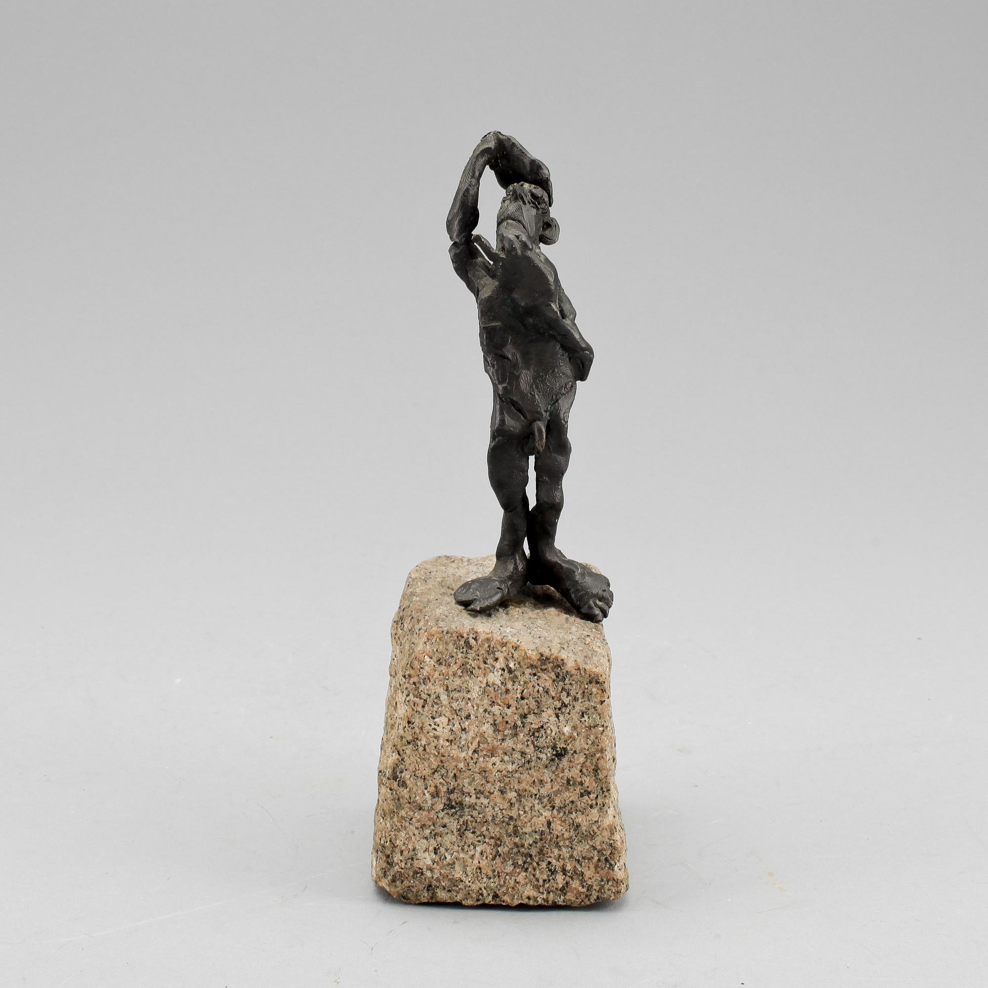 STURE COLLIN, figurin, brons, signerad.