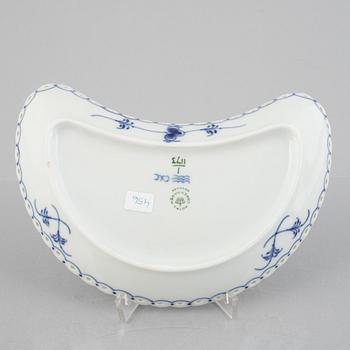 A 'Blue Fluted Full Lace' porcelain serving dish, Royal Copenhagen, model 1173, 1974-78.