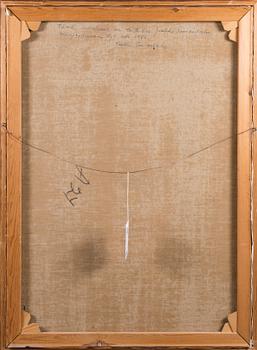 JAAKKO SOMERSALO, oil on canvas, a tergo certification.