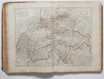 Atlas, Nürnberg 1797. med 34 kolorerade kopparstick.