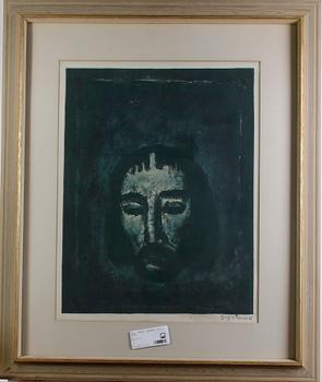 ROUAULT, GEORGES, efter. Färgoffset, sign i trycket.