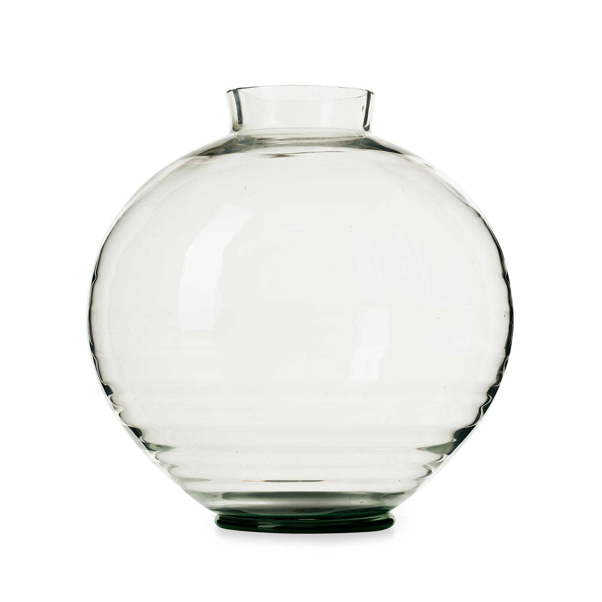 A Simon Gate glass vase, Orrefors 1930's.