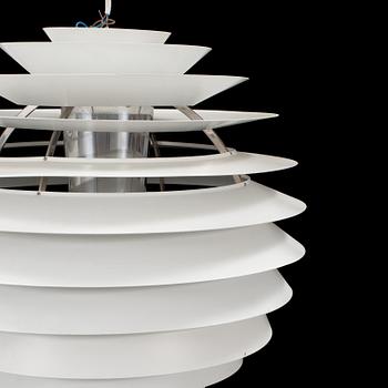 POUL HENNINGSEN, a "PH Globe / Louvre" ceiling light for Louis Poulsen Denmark.