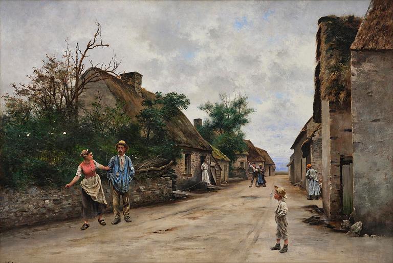 August Hagborg, Fransk bygata.