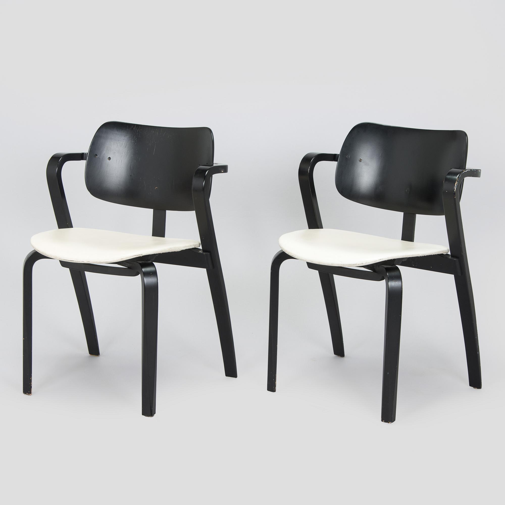 Ilmari Tapiovaara, a set of six 1960s 'Aslak' armchairs for Asko, Finland.