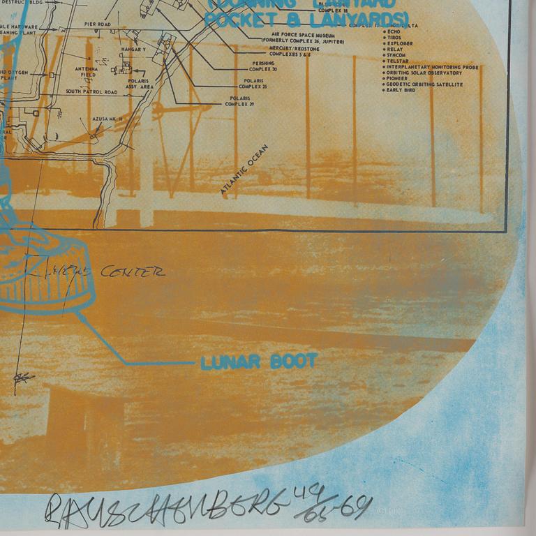 Robert Rauschenberg, "Trust Zone (Stoned Moon Series)".