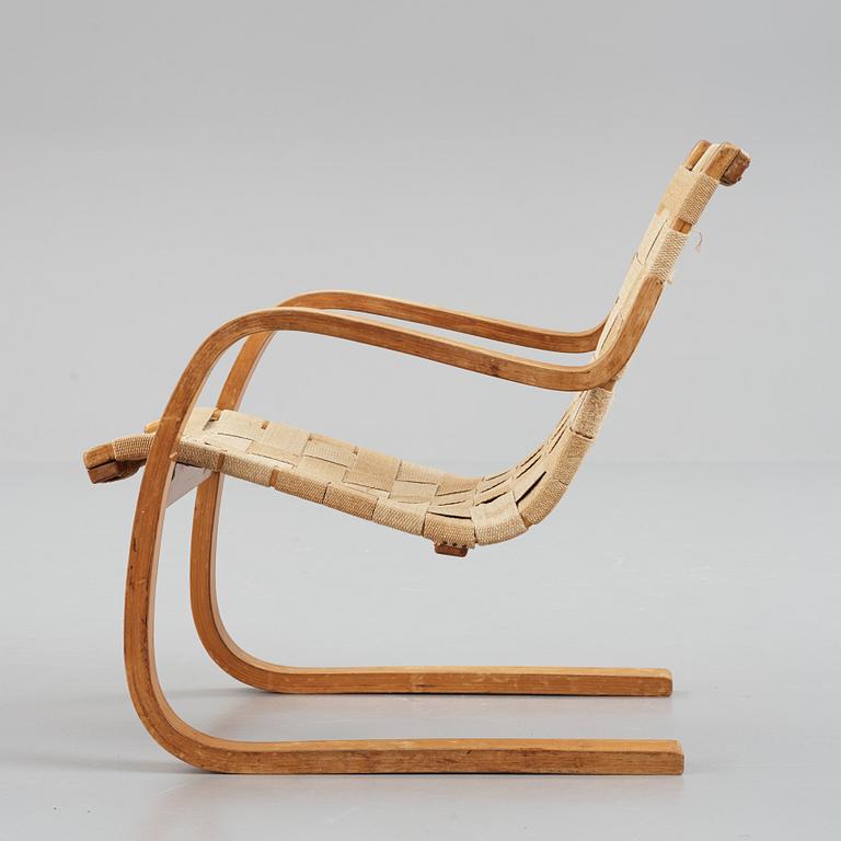 Alvar Aalto, a model 30/406 chair, Aalto Design Hedemora for Artek,  designed in 1939.