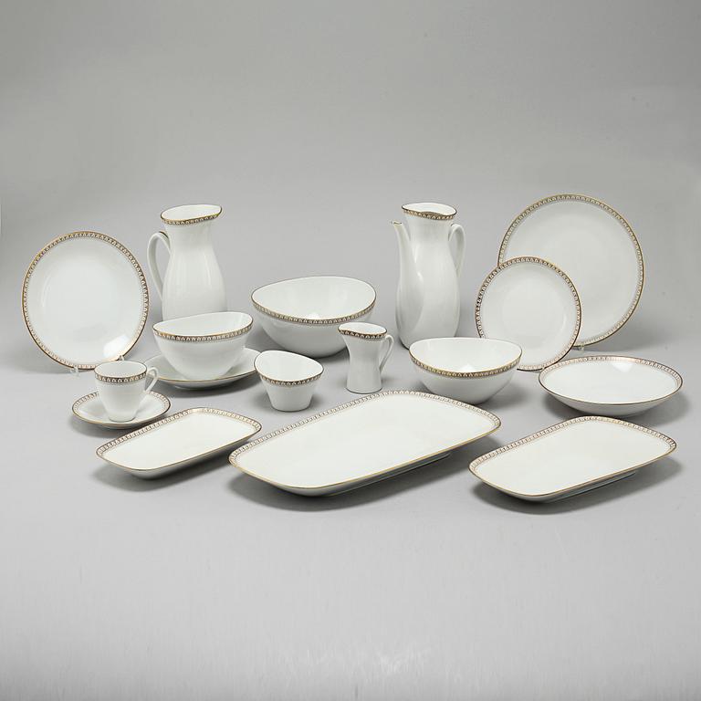 A set of porcelain tableware of 68 pcs, "Sparta" by Rörstrand, in production between 1958 and 1967.