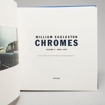 WILLIAM EGGLESTON, Signerad portfolio med tre böcker "William Eggleston Chromes vol. 1-3" utgiven av Steidl.