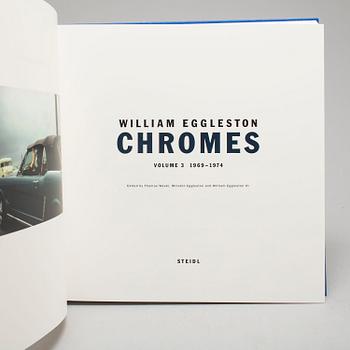 WILLIAM EGGLESTON, Signedortfolio with three books, the series "William Eggleston Chromes vol. 1-3" published by Steidl.