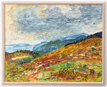 Thage Nordholm, Mountain Landscape, Autumn.