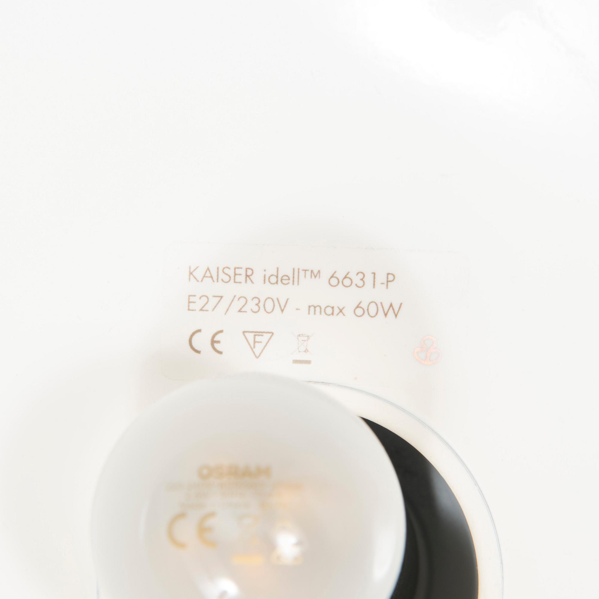 Christian Dell, taklampa, "Kaiser Idell 6631-P" Fritz Hansen, Danmark.