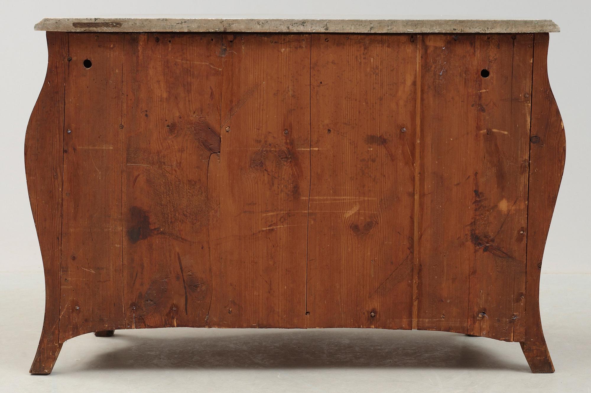 BYRÅ. Stockholmsarbete, 1700-talets andra hälft. Rokoko.