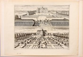 KOPPARSTICK, 5 st, ur Suecia Antiqua, J. van den Aveele, 1700-tal.