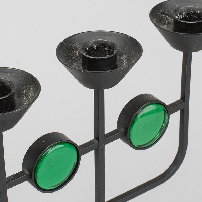 Iron candelabra by Gunnar Ander, Ystad metall.