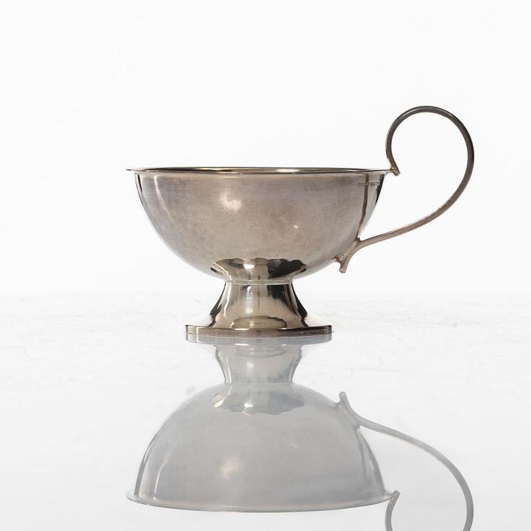 Punch cups, 12 pcs, silver, K&EC and Ceson, Gothenburg, including 1973.