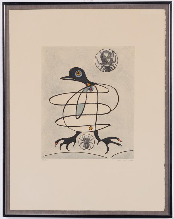 Max Ernst, Utan titel, ur "Oiseaux en Péril".