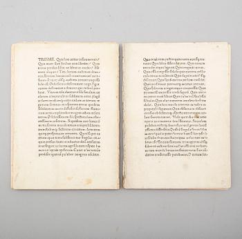 BOOK, Incunable, Treviso 1471.