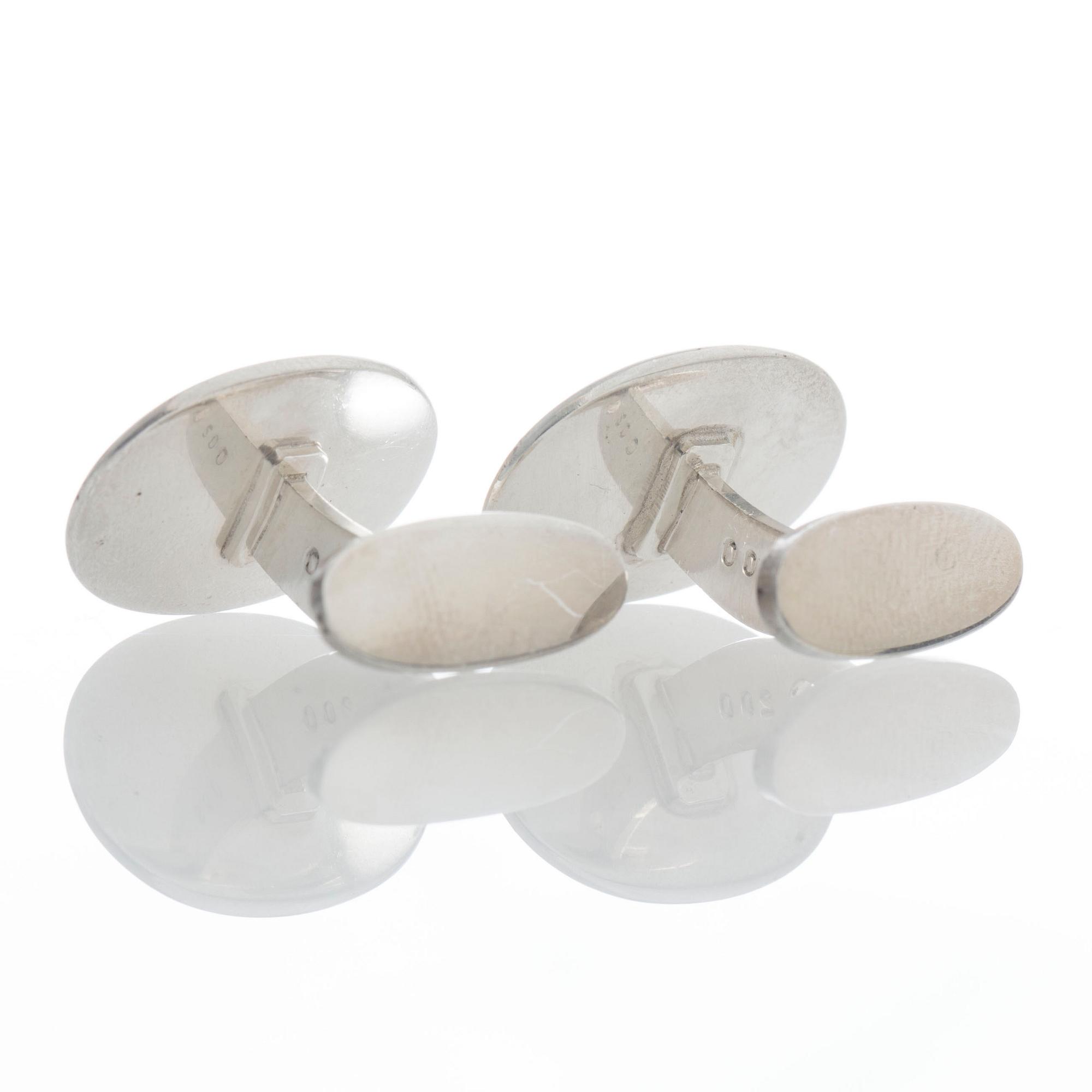 MANSCHETTKNAPPAR, Georg Jensen, Danmark, sterlingsilver.