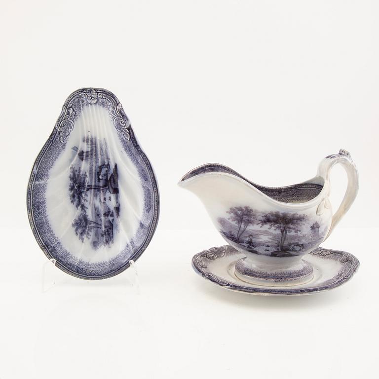 Servis 89 dlr earthenware "Lorraine" S&Co around 1900.