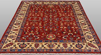 A rug, Ziegler design, approx. 246 x 177 cm.