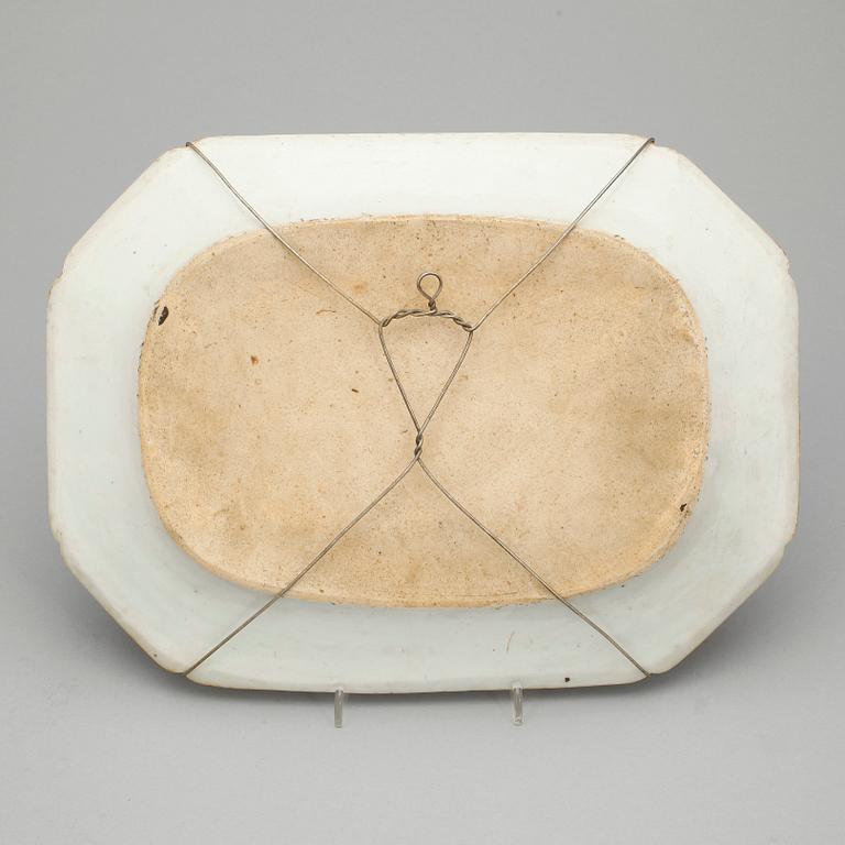 STEKFAT, porslin, Kina, Qianlong, 1700-tal.