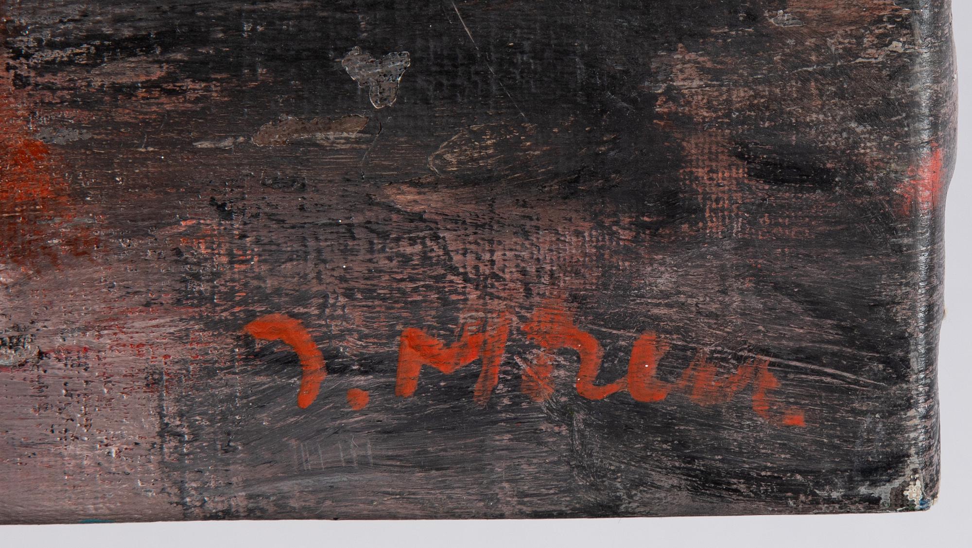 Ingegerd Möller, oil on canvas. Signed.
