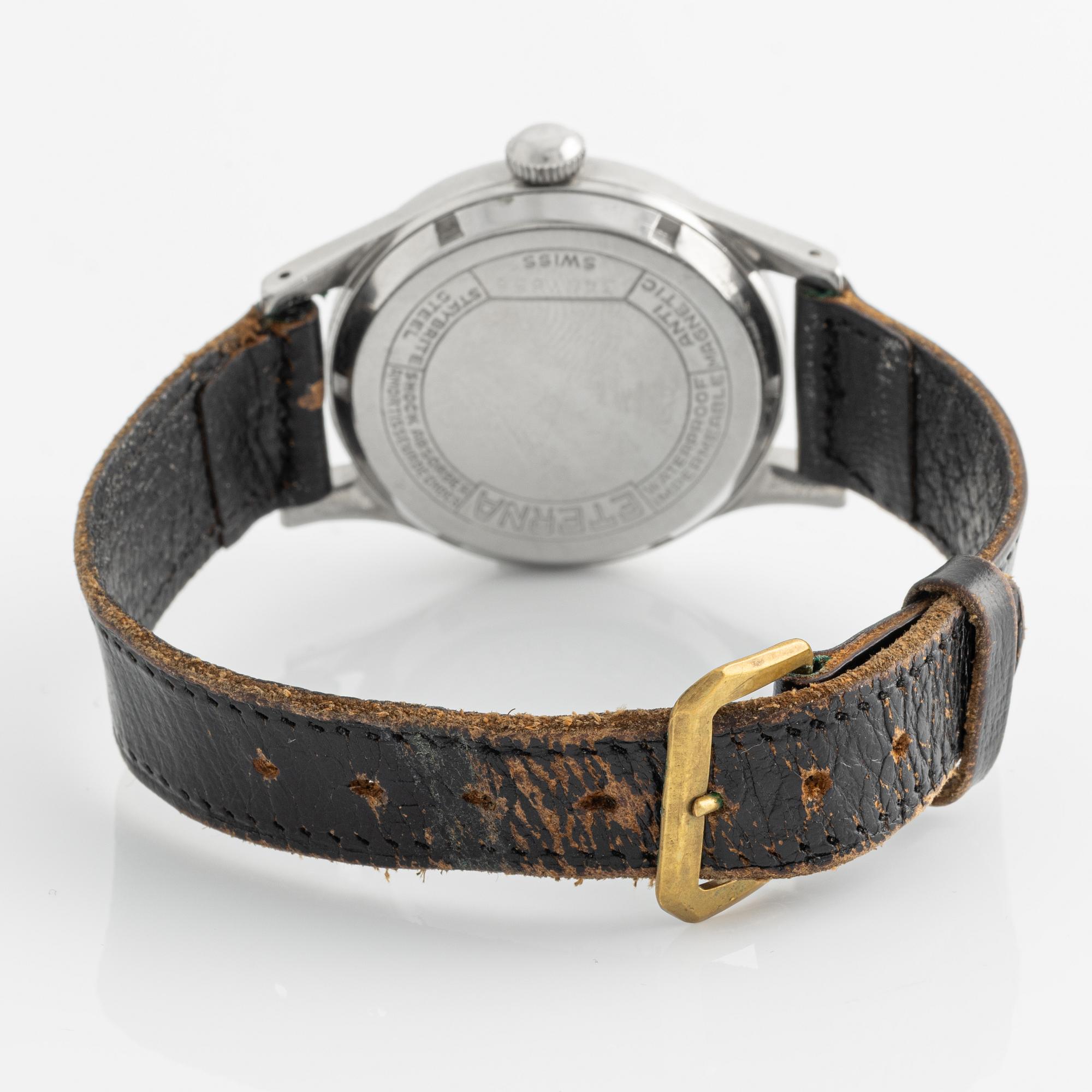 Eterna, wristwatch, 36.5 mm.