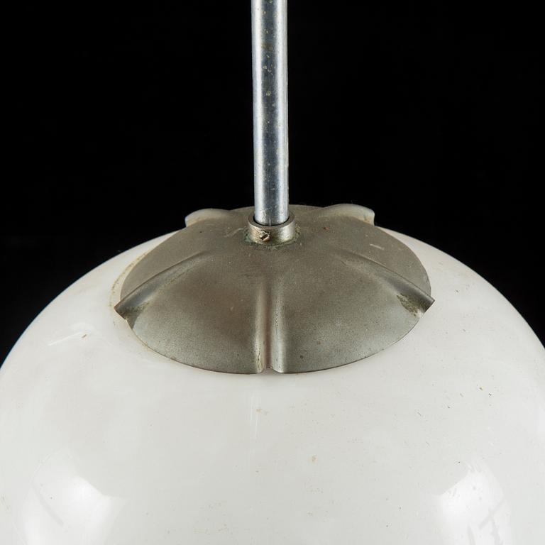 An early 20th century ceiling light.