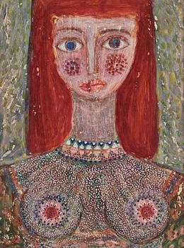 822. Max Walter Svanberg, Girl with red hair.