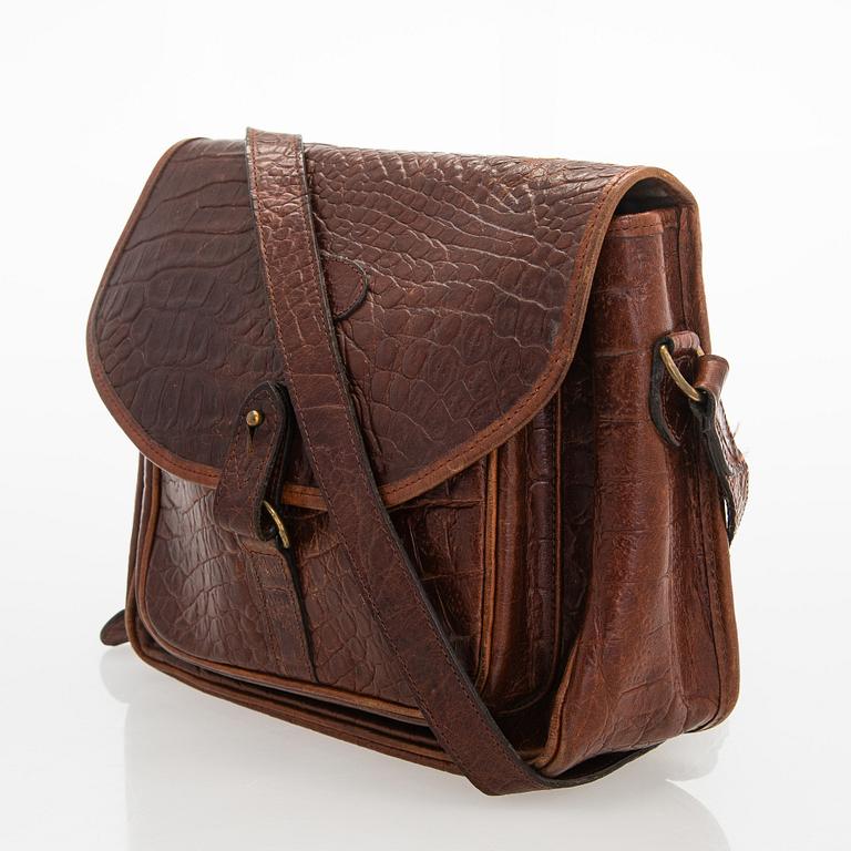 Mulberry, väska samt kalender omslag och plånbok, vintage, England.