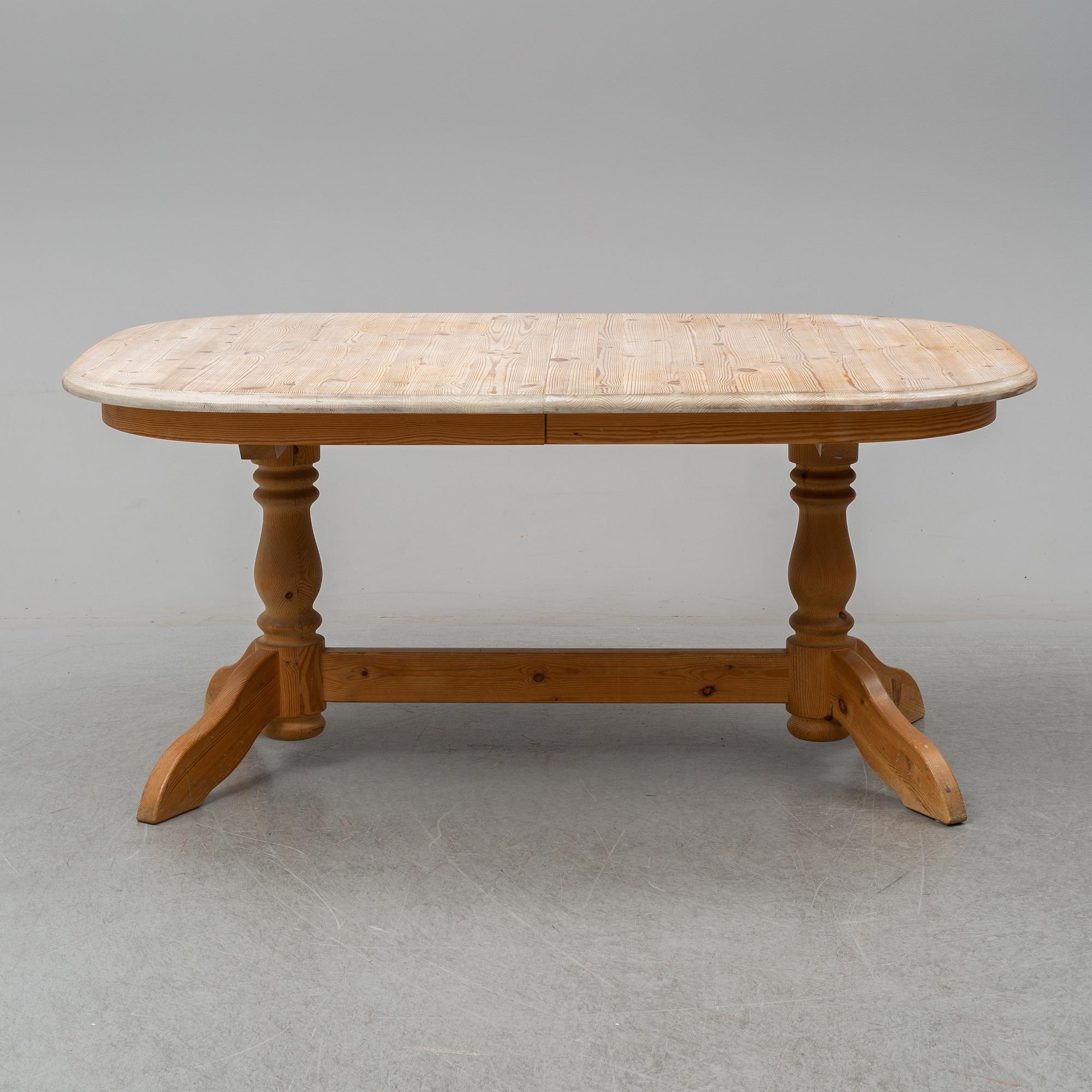 MATBORD, furu, Danmark, 1900-talets andra hälft.
