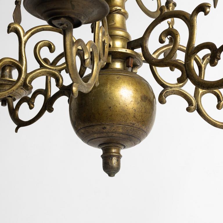 Ljuskrona, barockstil, 1800-tal.