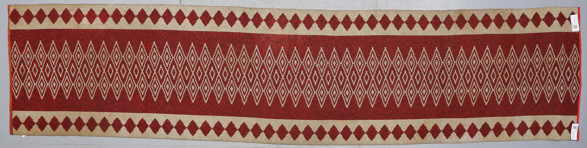 GALLERIMATTA, dubbelväv, Sverige, 1900-talets andra hälft, ca 360 x 86 cm.
