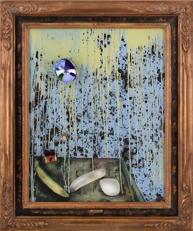 HANS FRODE, blandteknik, a tergo signerad och daterad 2001.