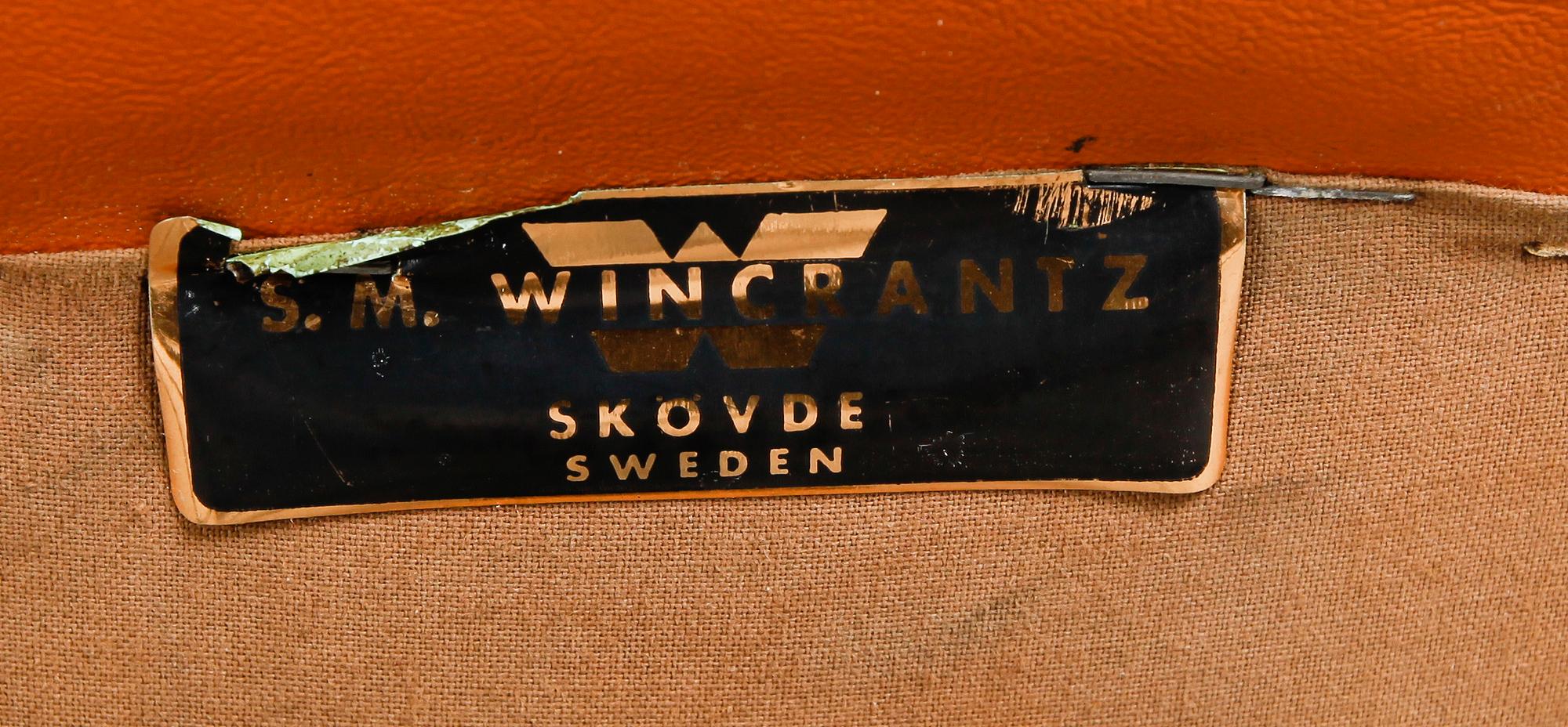 KARMSTOLAR, 1 par, "Rondo", S M Wincrantz Möbelindustri, Skövde, 1960-/70-tal.