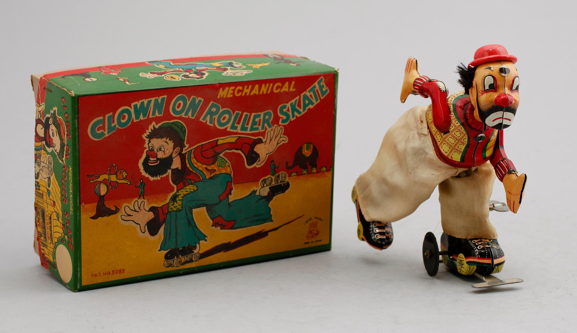 LEKSAK, "Clown on Roller Skate", plåt, Japan.