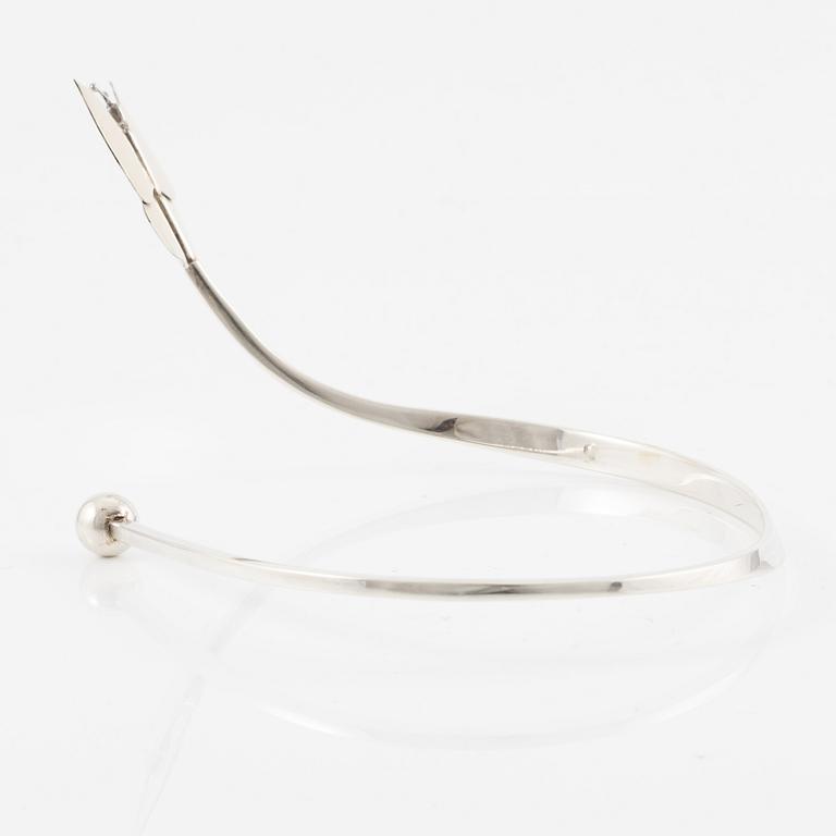 Sigurd Persson, a necklace, sterling silver with gilding, Stockholm 1995.