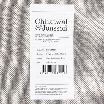 Matta, handtuftad, "Dots 2 Level", Chhatwal & Jonsson, ca 320 x 230 cm.