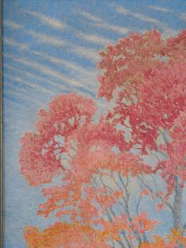 Bror Lindh, Autumn trees.