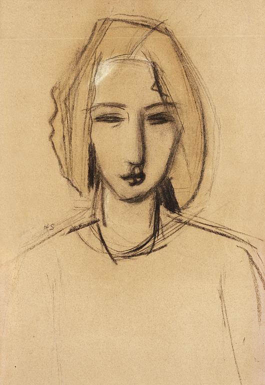 Helene Schjerfbeck, Portrait of a young girl.