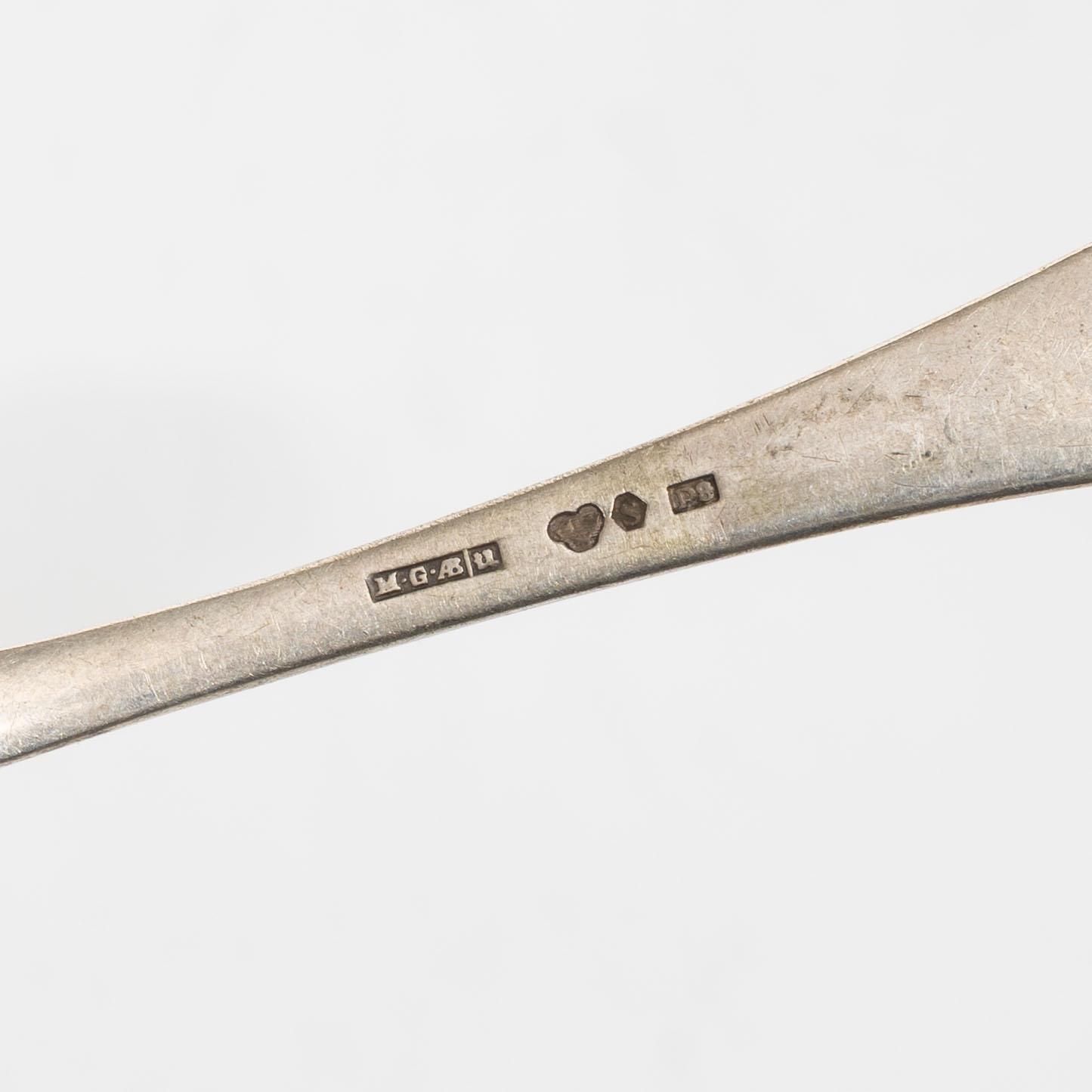 Guldsmedsaktiebolaget (GAB), Sockerskål, silver, gustaviansk stil, 1920, samt sked, MGAB, 1941.