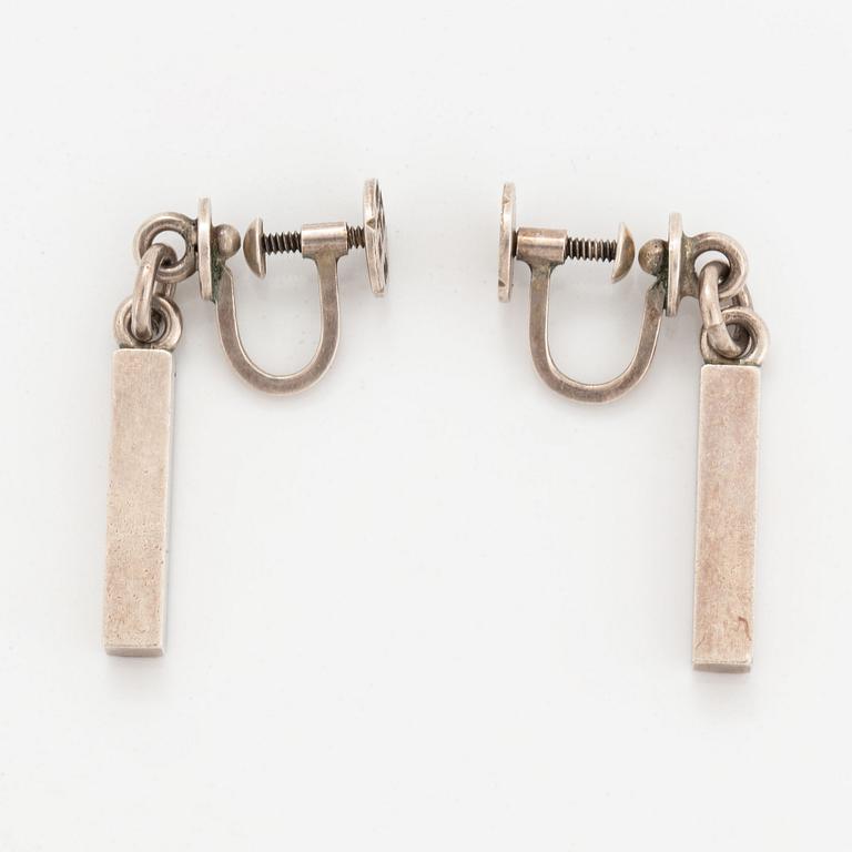 Wiwen Nilsson, silver earrings.