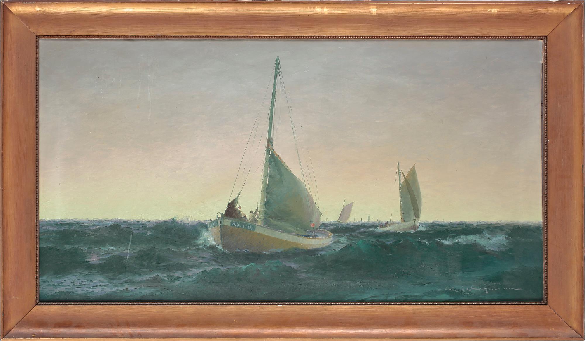 EMIL EKMAN, olja på duk, signerad.