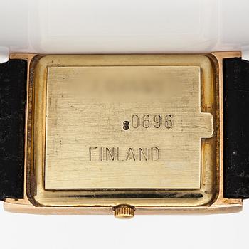 Björn Weckström, Rannekello "El dorado", 25 x 36 mm.